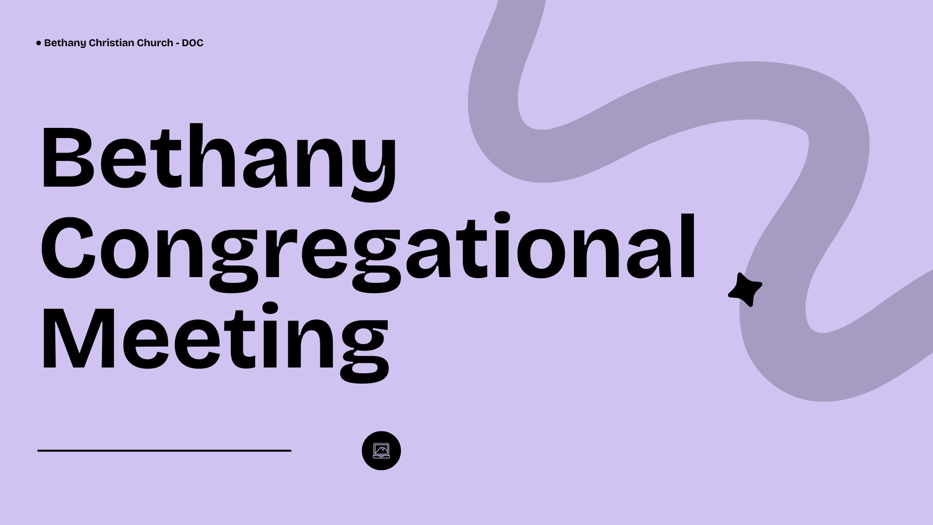 Bethany Congregational Meeting